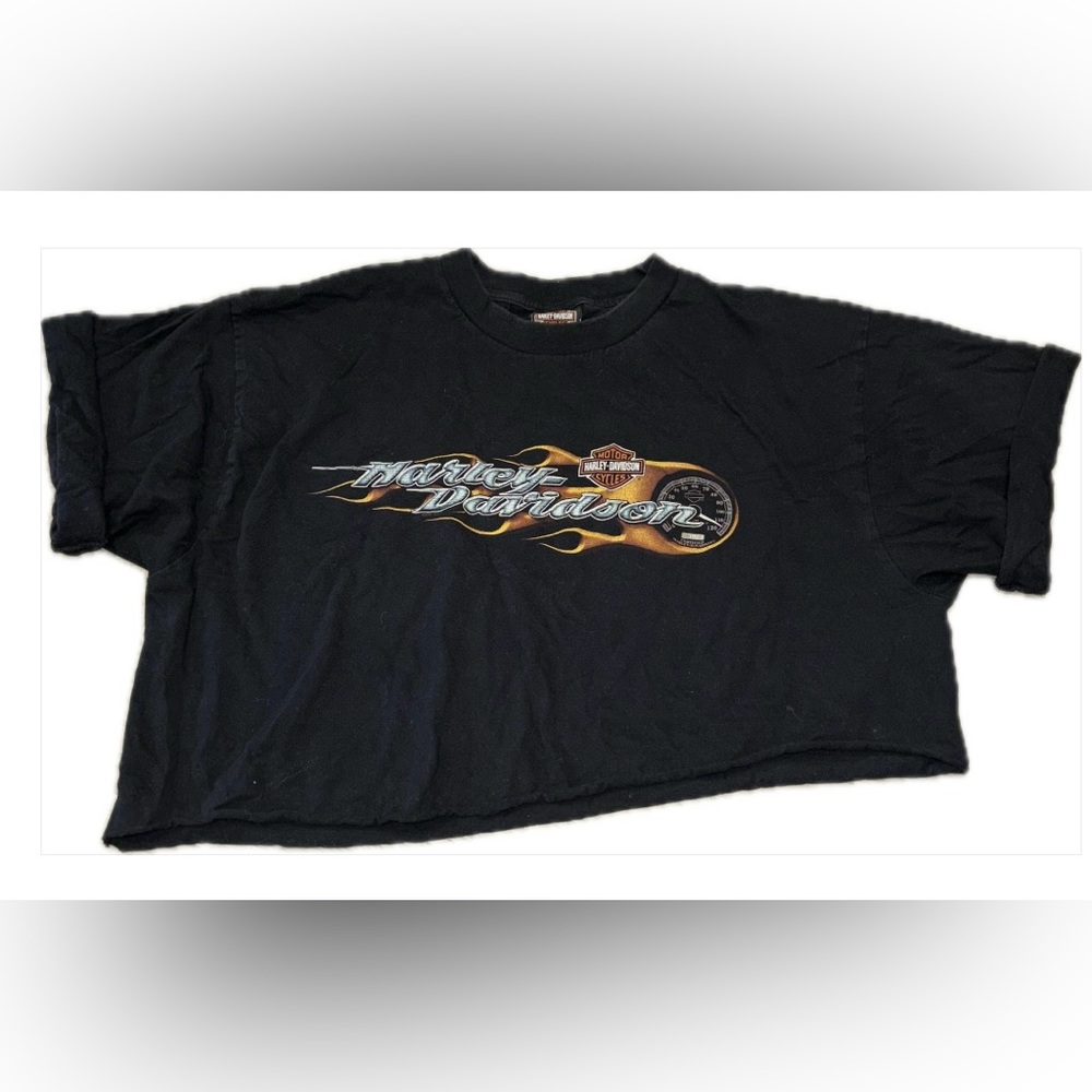VINTAGE HARLEY-DAVIDSON CROP TOP